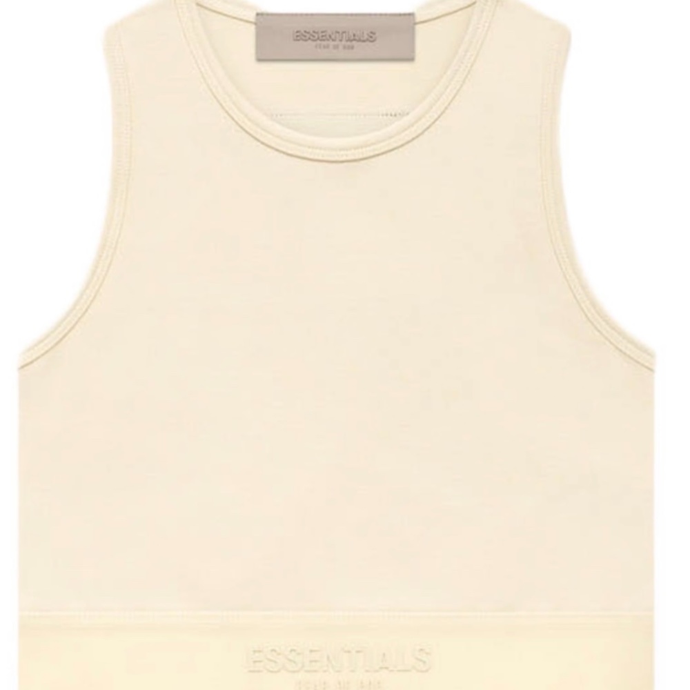 Essentials Eggshell Tank Top Fear of God